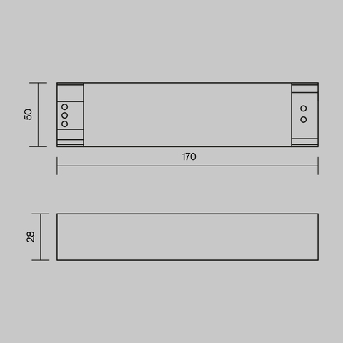 Блок питания Maytoni Power supply magnetic PSL005-100W-48V-IP20