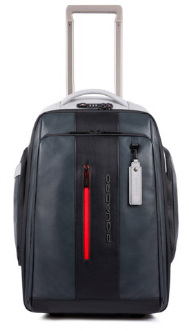 Сумка дорожная Piquadro URBAN, серый/черный, кожа натуральная (BV4817UB00BM/GRN)