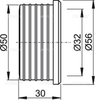 Гофрированная прокладка 50/32, арт. Z0004-ND AlcaPlast