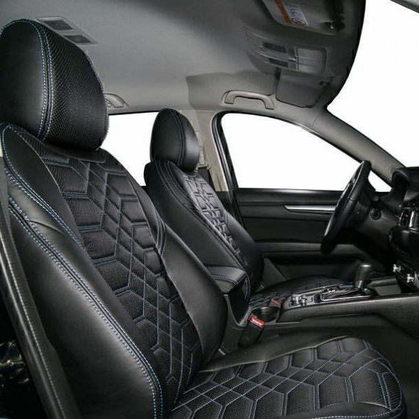 Авточехлы "КОБРА". Индивидуальный пошив для Pontiac Vibe. Экокожа. Алькантара.