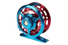 Купить недорого катушку инерционную Higashi H-60 Blue/Red