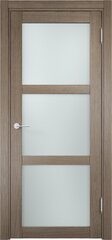 Межкомнатная дверь Баден 02 ДО / Цвет Дуб дымчатый / Остекление "Сатинато" / Двери Верда