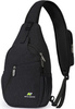 Картинка рюкзак однолямочный Nevo Rhino 8999-1-NW Black - 1