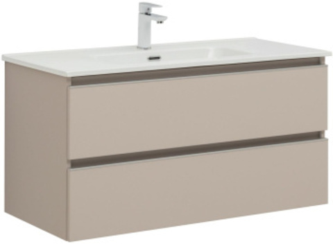 Aquanet 329581 Тумба Вега 100 2 ящ. цв.бежевый (329581)
