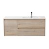 BelBagno KRAFT-1200-2C-1A-SO-RGB-R KRAFT База под раковину подвесная с двумя выкатн. ящиками одной распашн. дверц.правосторонн.RovereGalifaxBianco,1200x460x500,KRAFT-1200-2C-1A-SO-RGB-R