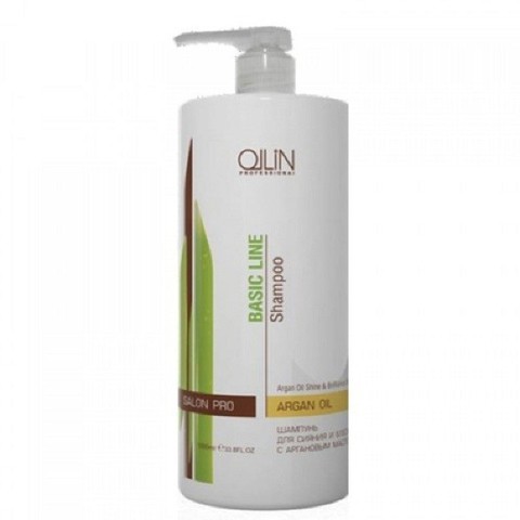 OLLIN basic line шампунь для сияния и блеска с аргановым маслом 750мл / argan oil shine & brilliance