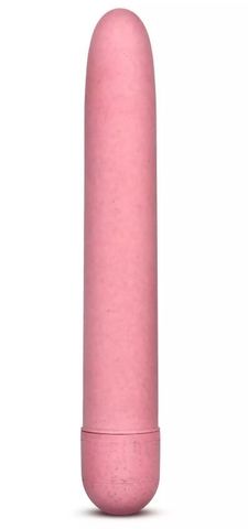 Розовый биоразлагаемый вибратор Eco - 17,8 см. - Blush Novelties Gaia BL-81900