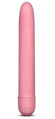 Розовый биоразлагаемый вибратор Eco - 17,8 см. - 