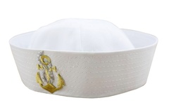 Купить Бескозырка с золотым якорем в Магазине тельняшек