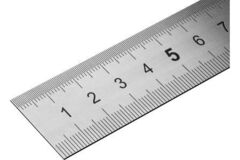 Линейка измерительная 500мм металлическая