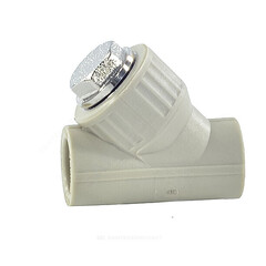 Фильтр PP-R сетчатый серый Дн 32х45гр внутренняя пайка VALFEX 10141032Г