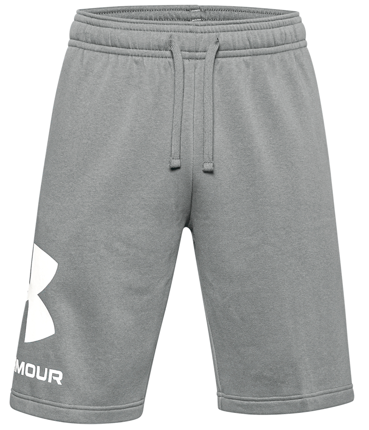 Under Armour Rival Fleece Big Logo Shorts Hellgrau