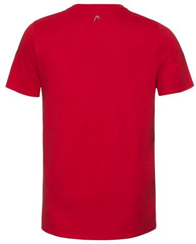 Теннисная футболка для мальчиков Head Club Chris T-Shirt JR - red