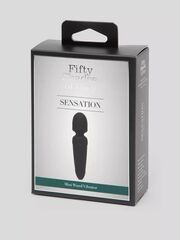 Черный мини-wand Sensation Rechargeable Mini Wand Vibrator - 10,1 см. - 