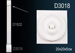 Капитель пилястры D3018