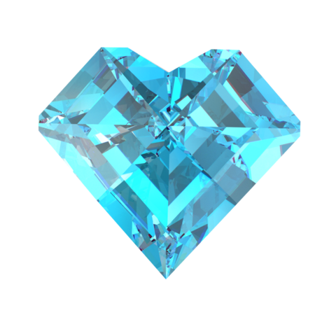 Фианит Сердце Пиксель от 4,00x3,50 до 6,00x5,20 мм