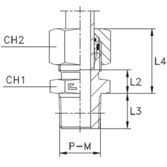 Штуцер FC DS08 NPT 1/4" B4 (в сборе) CAST