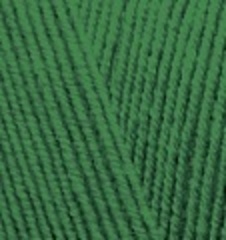 ALIZE "LANAGOLD FINE", 49% Шерсть, 51% Акрил, 100 гр, 390 м, 118 тёмно-зеленый