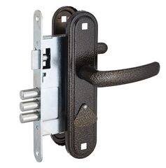 Замок Димитровград врезной "Зенит" ЗВ9.1-02 (Омега) сувальдный с ручк бронза