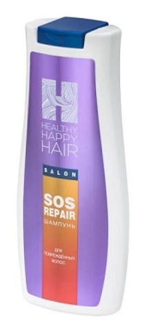 Healthy Happy Hair Шампунь для поврежденных волос SOS repair 250 г. MODUM