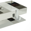 Lemark 9771052 Полка для душа прямая 400 мм Lemark SHELF LINE из нерж. стали с крючками, хром