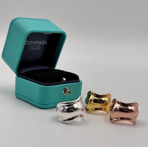 Кольцо Tiffany Bone серебро