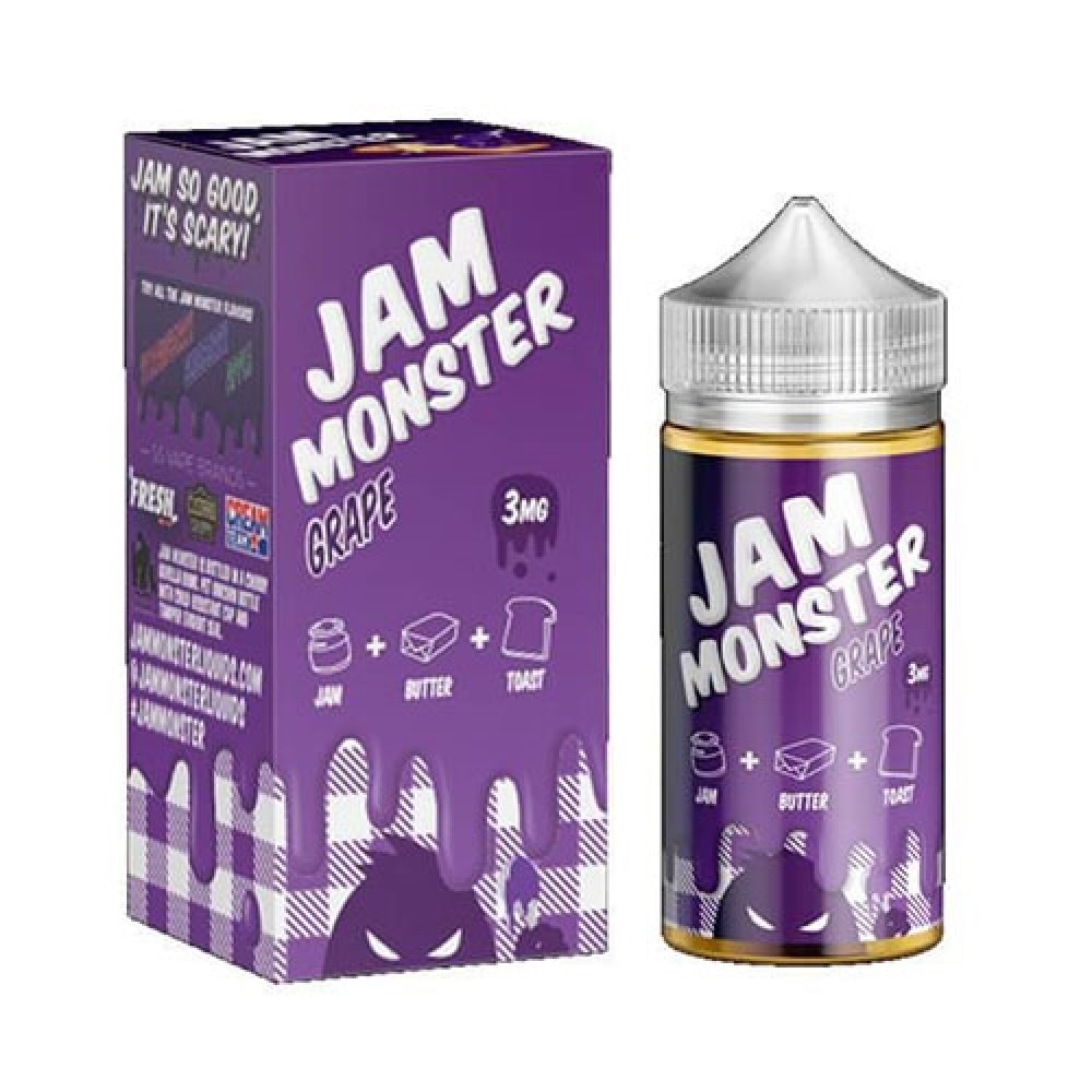 Жидкость 3. Jam Monster 100ml 3mg. Jam Monster grape 100 мл. Jam Monster Lemon 3mg 100ml. Jam Monster 3 мг.