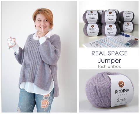 Real Space Jumper Fashionbox by Rodina Yarns