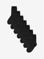 Носки хлопковые для мальчика Next U30-948, 7 шт., Черный