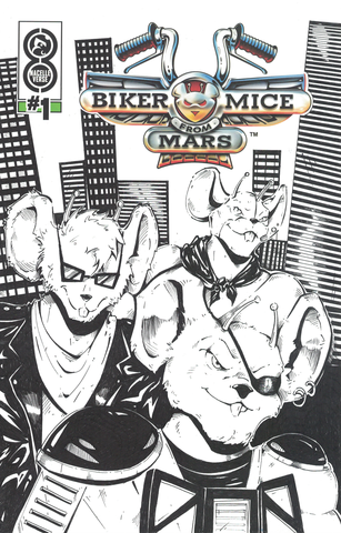 Biker Mice From Mars Vol 2 #1 (Cover 28oi) (Алёна Сластина)