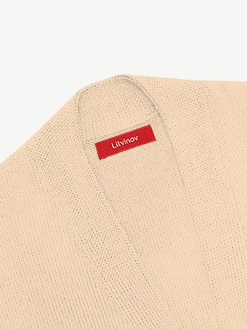 Кардиган с планкой из кашемира