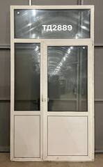 Дверь Пластиковая Б/У 268(в) х 144(ш) (Балконный блок)