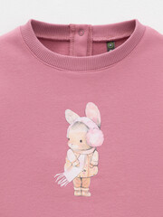 джемпер  для девочки  КР 302874/темно-розовый 1710 к641