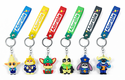 Брелок ZOO Зверопол, в ассорти