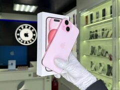 iPhone 15, 128 ГБ, SIM + eSIM, б/у