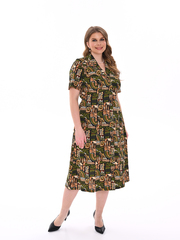 4536 Халат на пуговицах