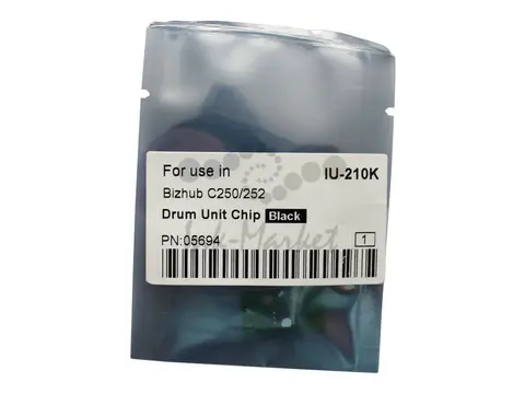 Чип драм-юнита для Konica Minolta Bizhub C250/C252 (CET) черный, (WW), 70000 стр., CET5694