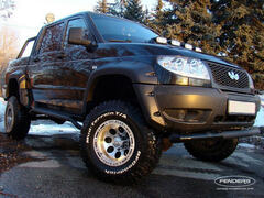 Расширители арок UAZ Patriot Pickup (с наклад. на бампер)