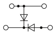 PTTB 2,5-2DIO/O-UL/UR-UL/U-OG/O-GN-Клеммный блок