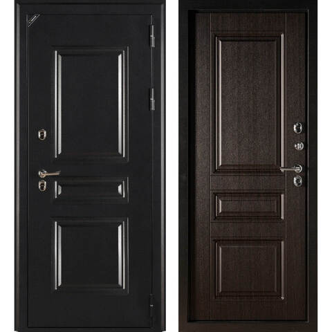 Дверь входная металлическая Поларис Венге