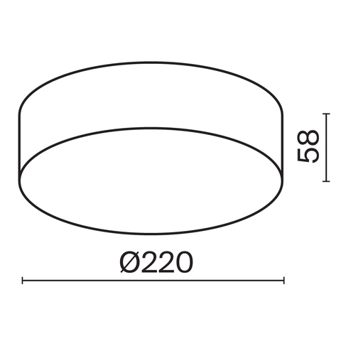 Потолочный светильник Maytoni Zon ip O431CL-L30W3K