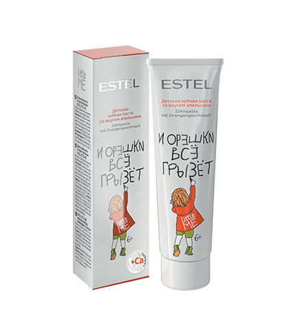 ESTEL LITTLE ME Детская зубная паста со вкусом апельсина, 60 мл