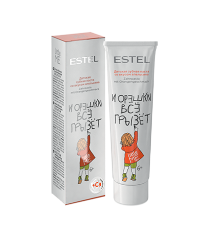 ESTEL LITTLE ME Детская зубная паста со вкусом апельсина, 60 мл
