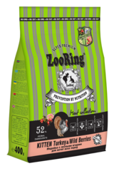 ZooRing Adult сухой корм для котят (индейка,лесные ягоды) 400 гр