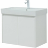 Aquanet 302526 Тумба с раковиной Nova Lite 75 2 дв. цв. бел. глянец (302526)