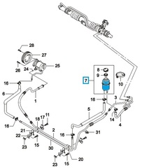 БАЧОК ГИДРОУСИЛИТЕЛЯ NEXIA GM
