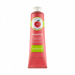 NATURE REPUBLIC Крем для рук с грейпфрутом Hand&Nature Grapefruit Hand Cream, 30 мл