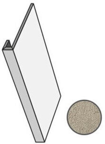 Atlas Concorde Russia Wise Silve Grey Scalino Frontale Mat. 33x60