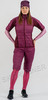 Элитный лыжный комплект жилет + шорты женский Noname Ski Vest-Shorts Red/Dk Rasberry