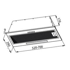 Вытяжка Evelux Integral 60 W